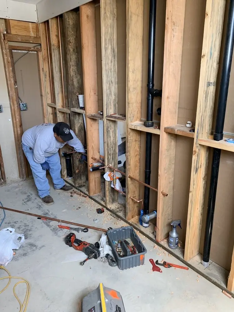 Commercial rough-in plumbing for Water Heater Replacement in Yucca Valley